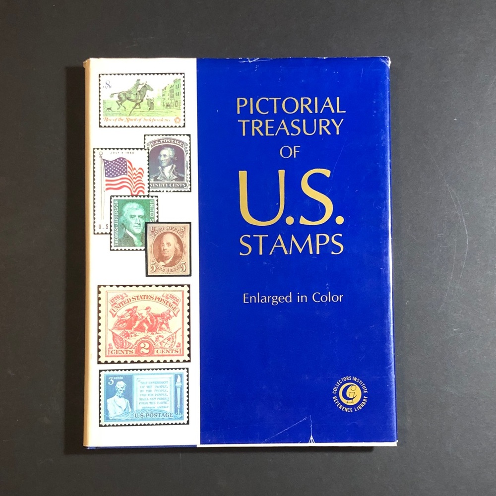 Pictorial Treasury of U.S. Stamps - Vintage Hardcover Book for Collectors
